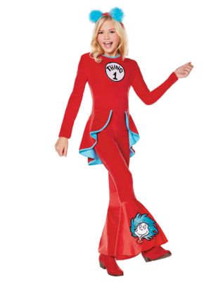 Dr. Seuss Thing 1 & Thing 2 Costume Womens XL 