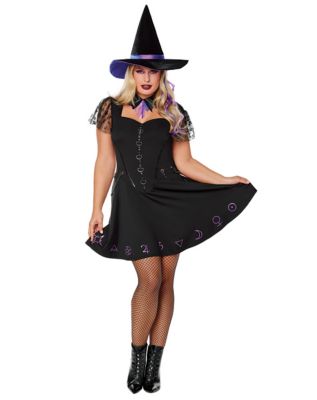 Adult Black Magic Witch Costume 