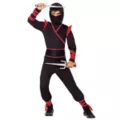 Kids Dark Ninja Costume at Spirit Halloween