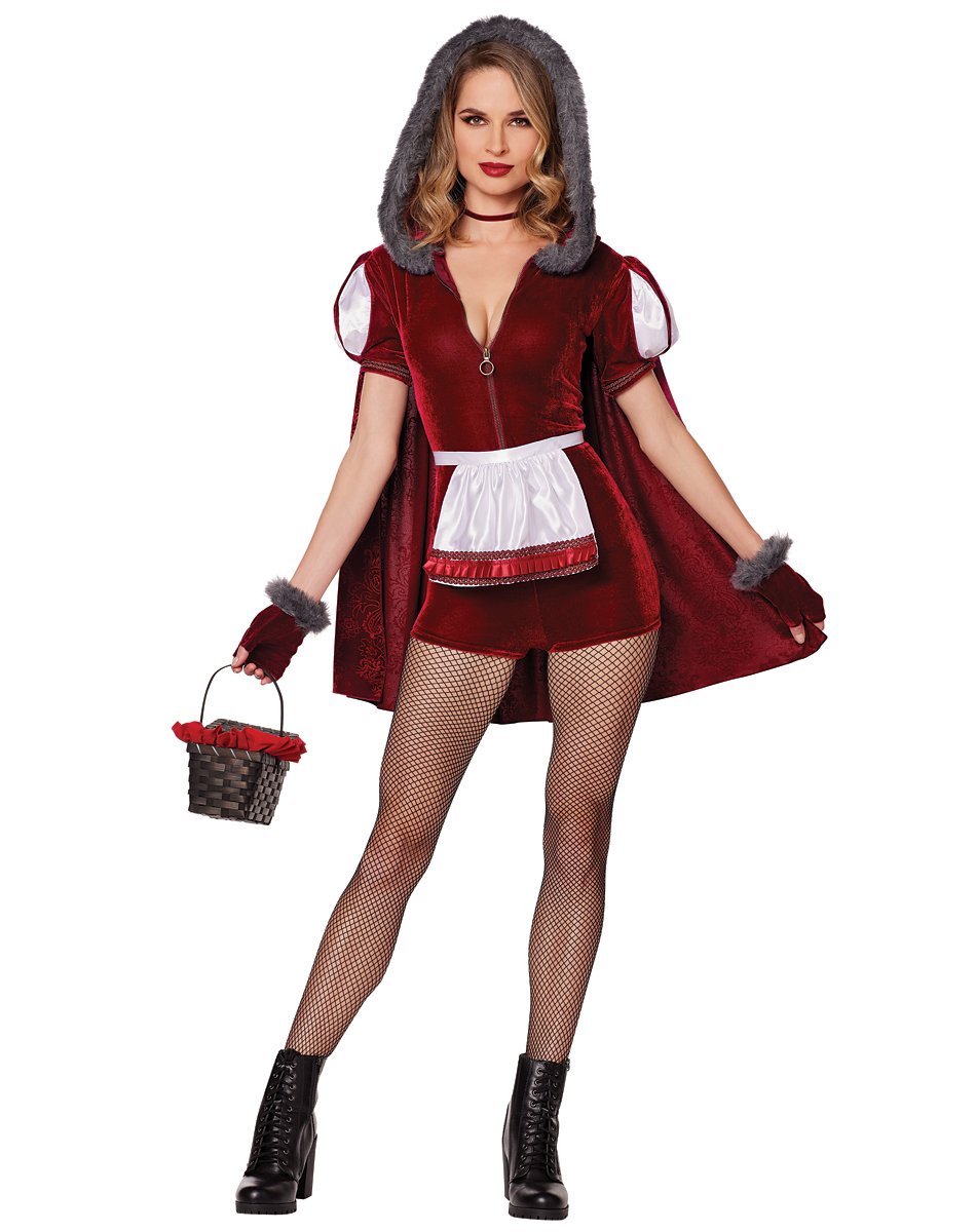 Adult Runaway Red Riding Hood Romper Costume by Spirit Halloween