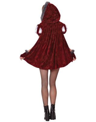Adult Runaway Red Riding Hood Romper Costume