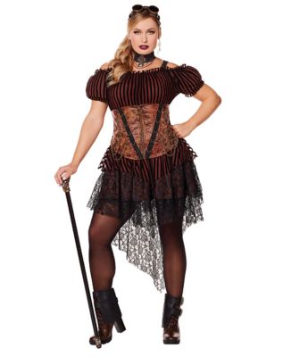 Adult Queen of Steampunk Plus Size Costume Spirithalloween