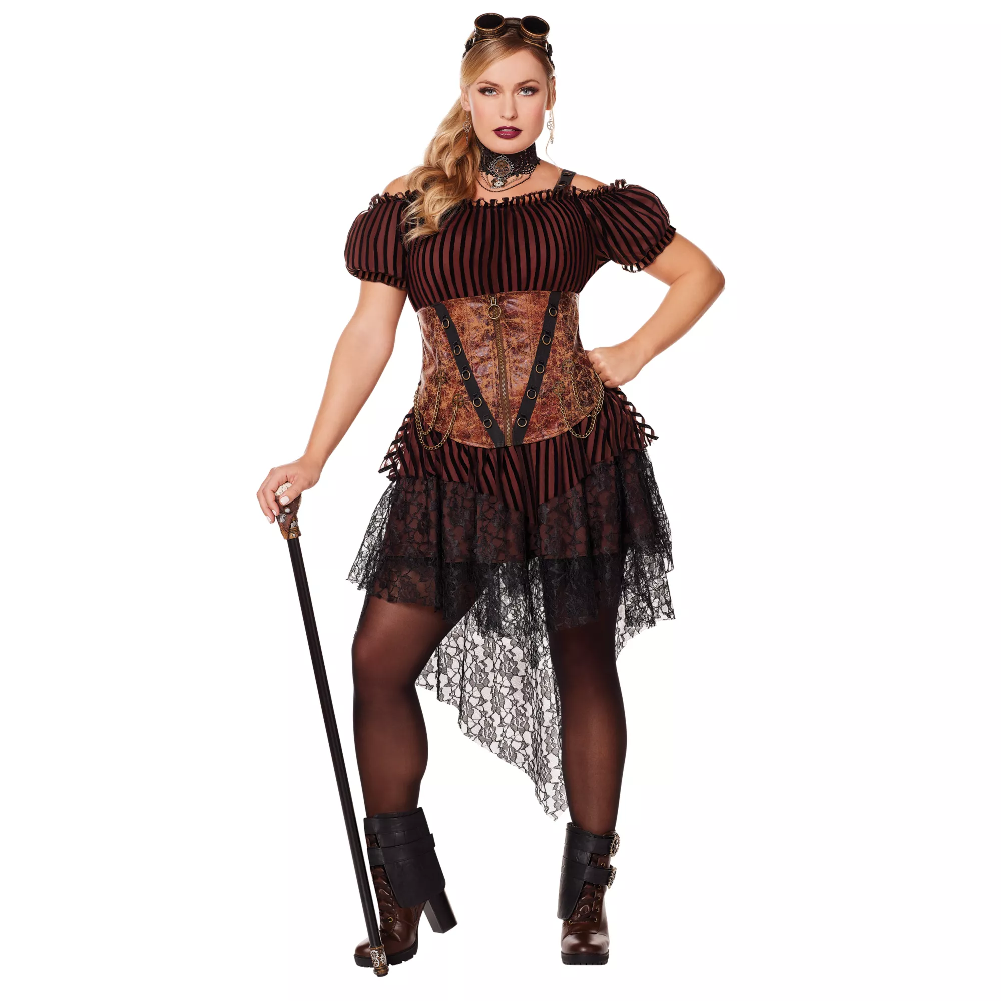 Adult Queen of Steampunk Plus Size Costume at Spencer's