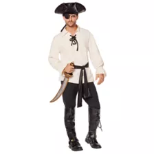 Pirate Shirt and Belt Costume Kit at Spencer's