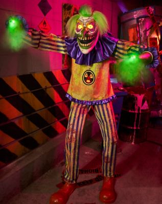 Image of Halloween 6ft Nozzles the Clown Animatronic