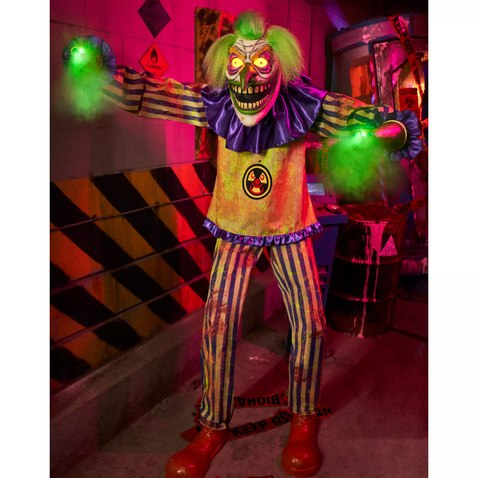 6 Ft Nozzles the Clown Animatronic at Spirit Halloween