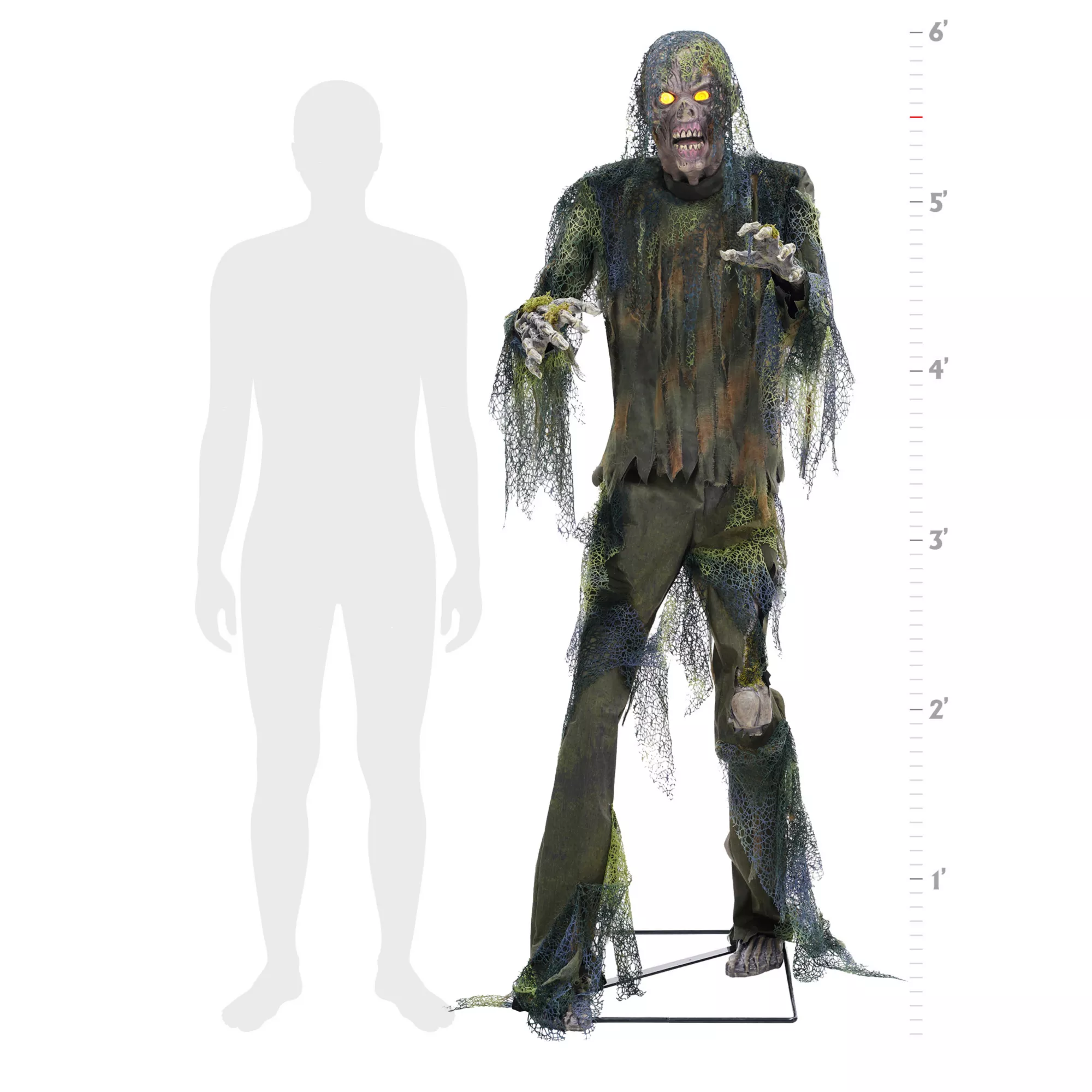 6 Ft Bog Zombie Animatronic at Spirit Halloween