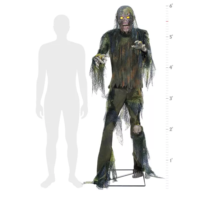 6 Ft Bog Zombie Animatronic at Spirit Halloween