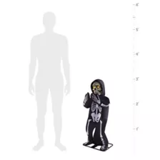 LIL SKELLY BONES high quality Swinging Skeleton light up talking lifesize animatronics