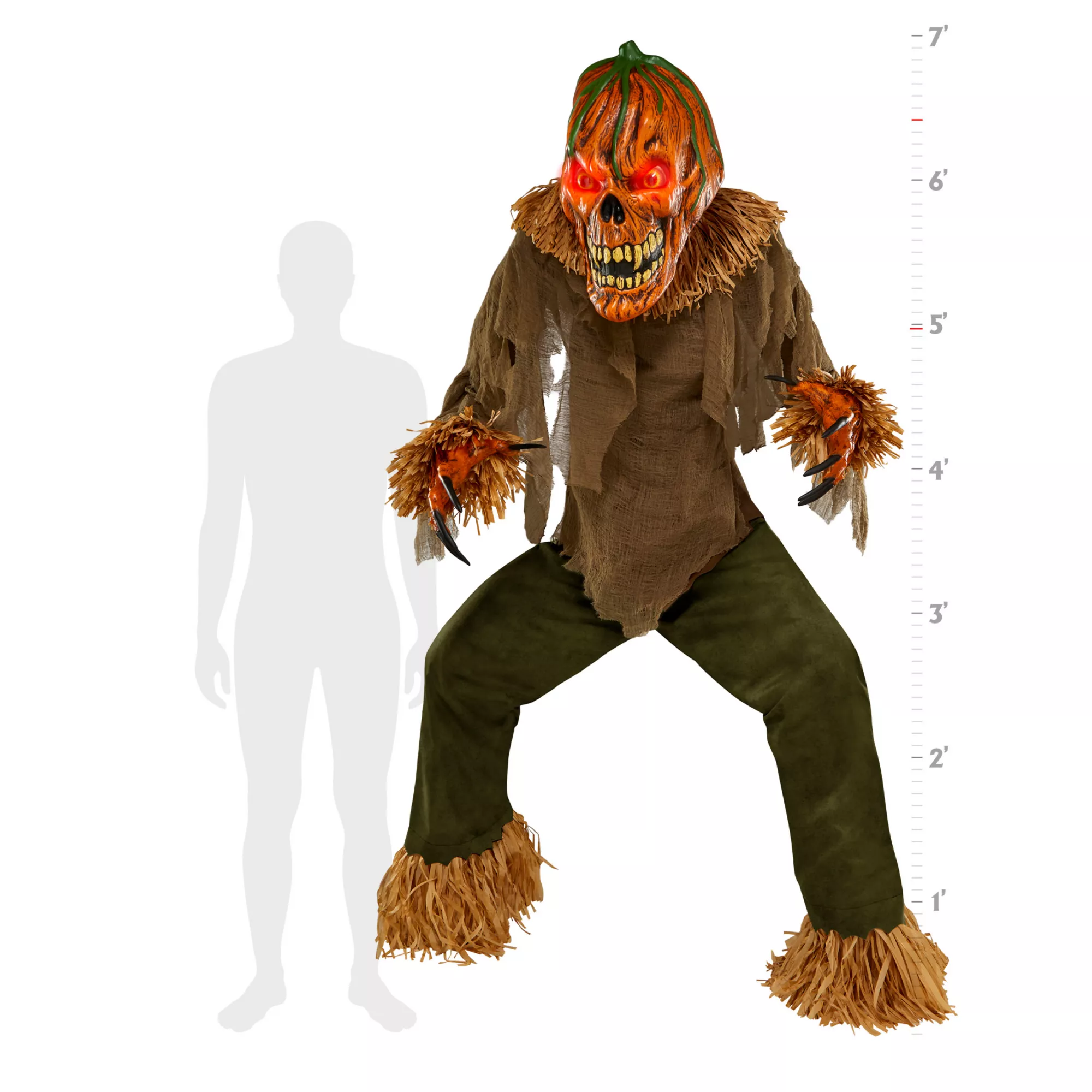 7 Ft Possessed Pumpkin Animatronic at Spirit Halloween