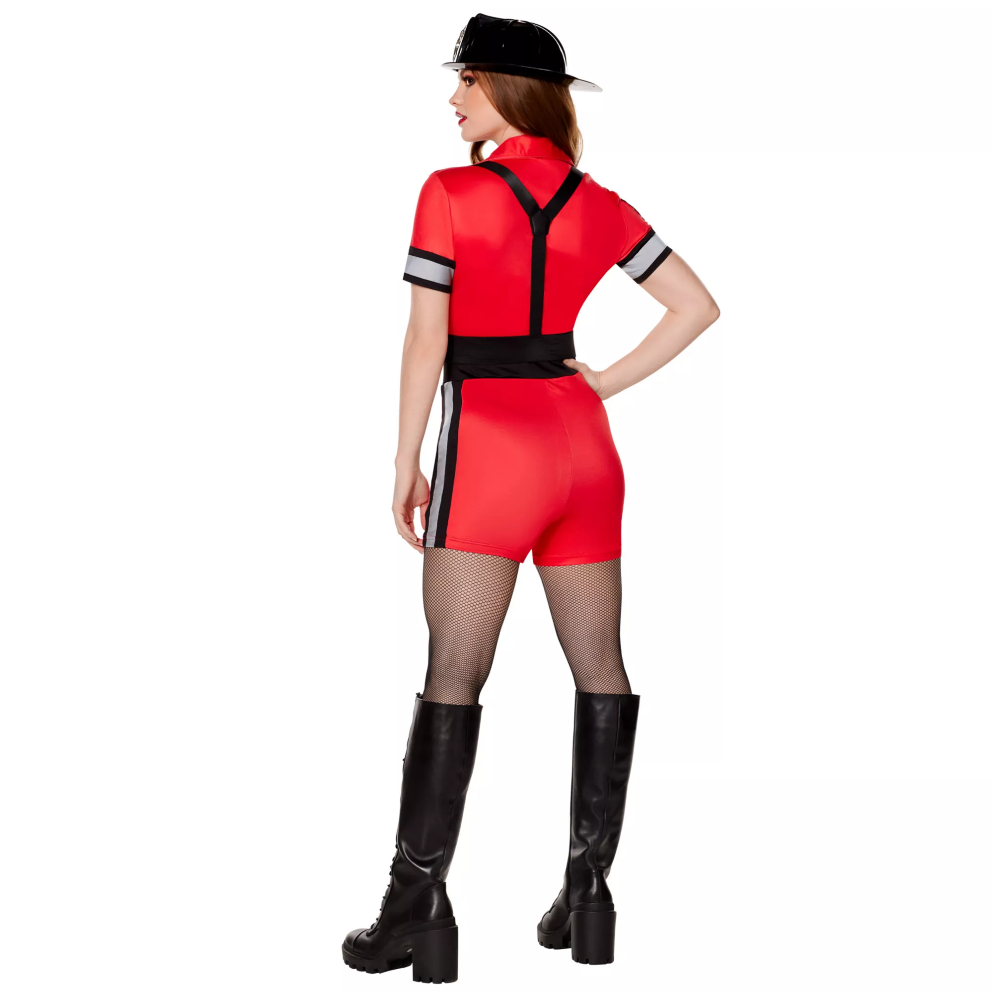 Adult Firefighter Romper Costume at Spirit Halloween