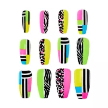 '80s Press On Nails at Spirit Halloween