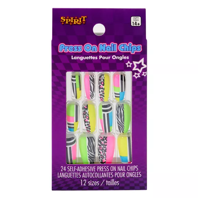 '80s Press On Nails at Spirit Halloween