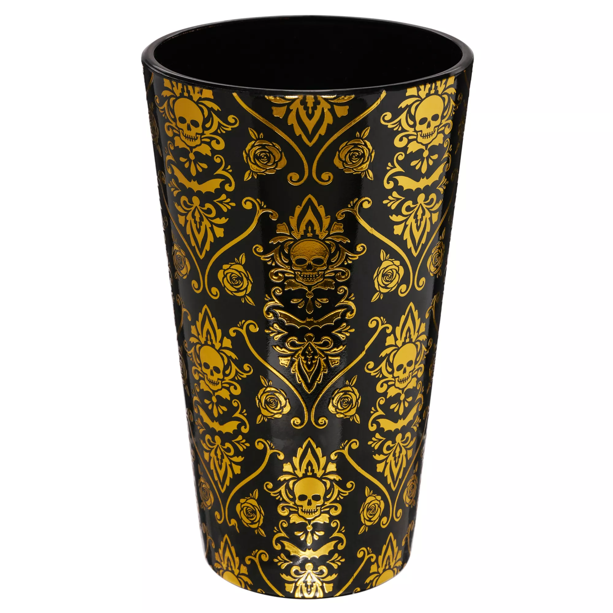 Gothic Noir Skull Glass Set 2 Pack - 16 oz. at Spirit Halloween