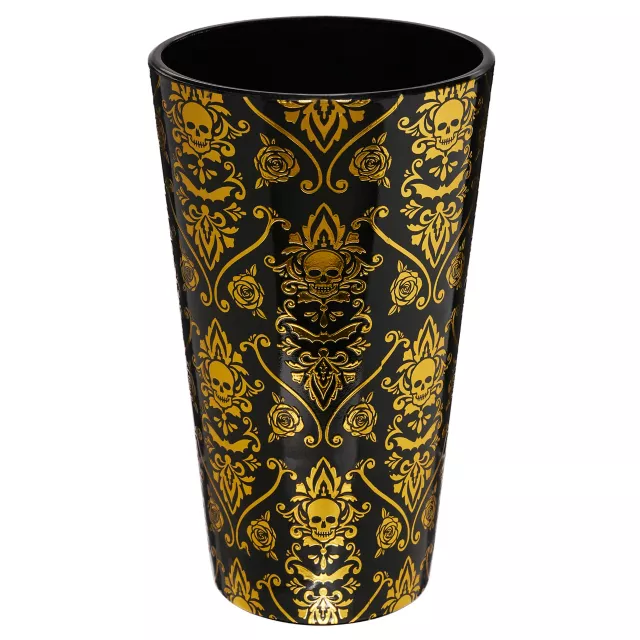 Gothic Noir Skull Glass Set 2 Pack - 16 oz. at Spirit Halloween