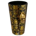Gothic Noir Skull Glass Set 2 Pack - 16 oz. at Spirit Halloween