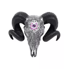 Mystical Arts Ram Head Sign at Spencer's