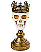 Crowned Skull Candle Holder