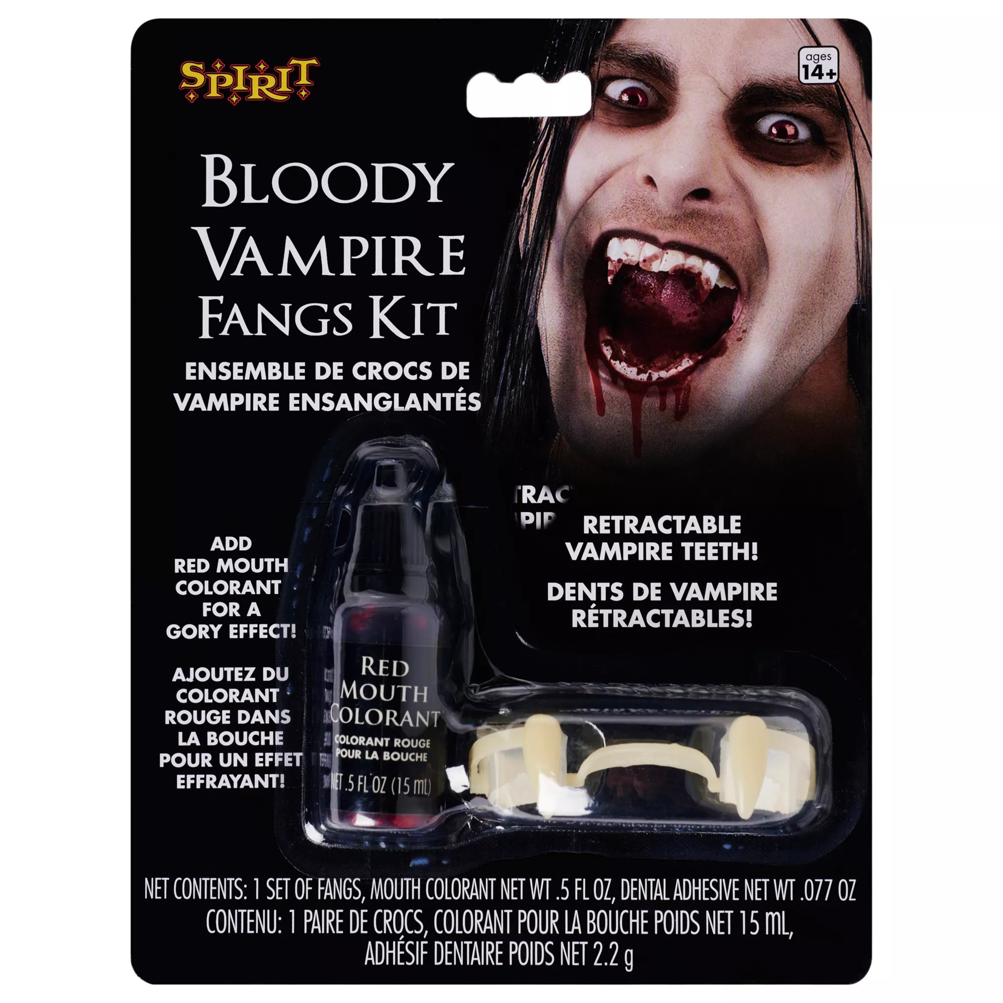Bloody Vampire Fangs Kit at Spencer's