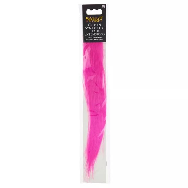 Hot Pink Hair Extensions at Spirit Halloween