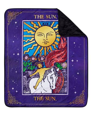 The Sun Tarot Fleece Blanket