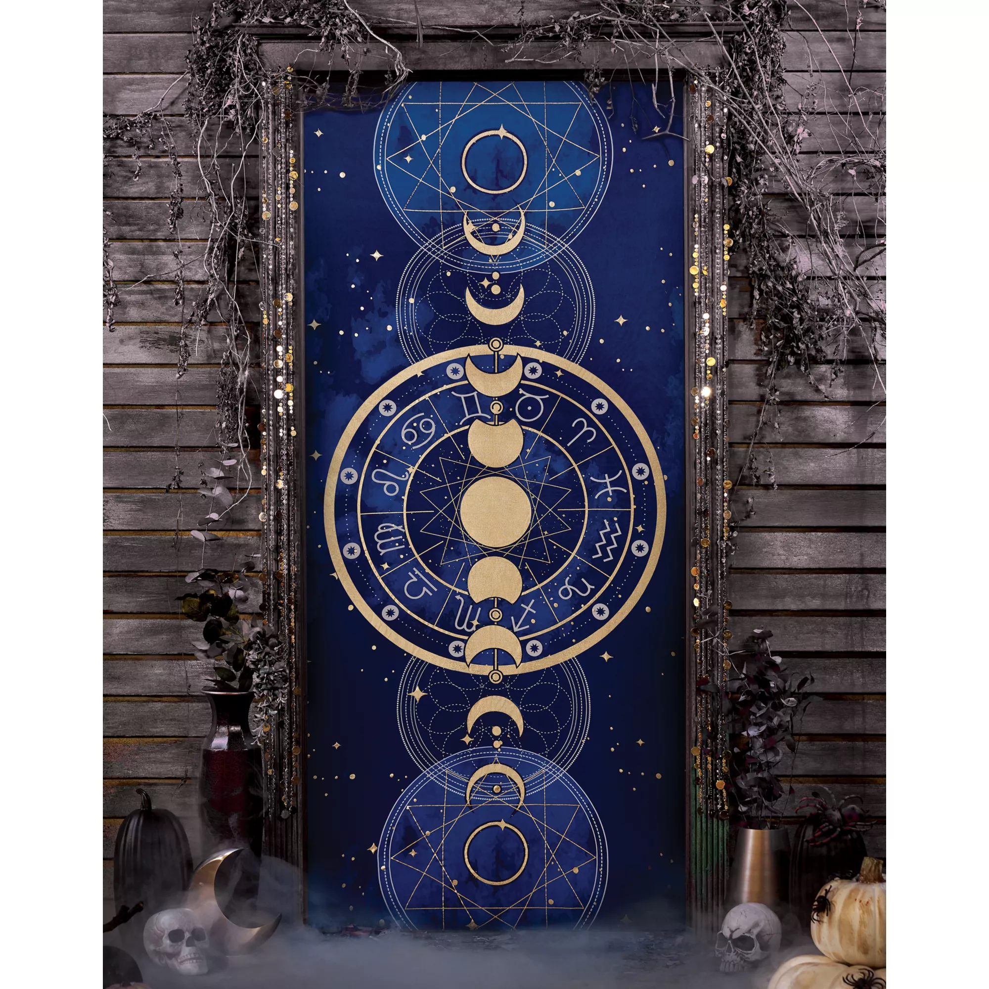 Moon Phases Door Cover at Spirit Halloween