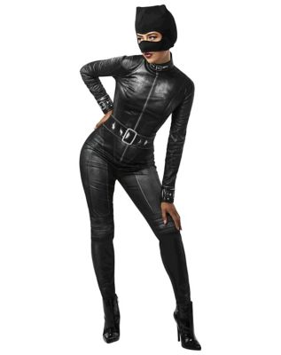 Catwoman Costume Adult Halloween Fancy Dress