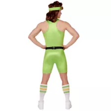 Adult 80s Aerobics Workout Costume Spirithalloween