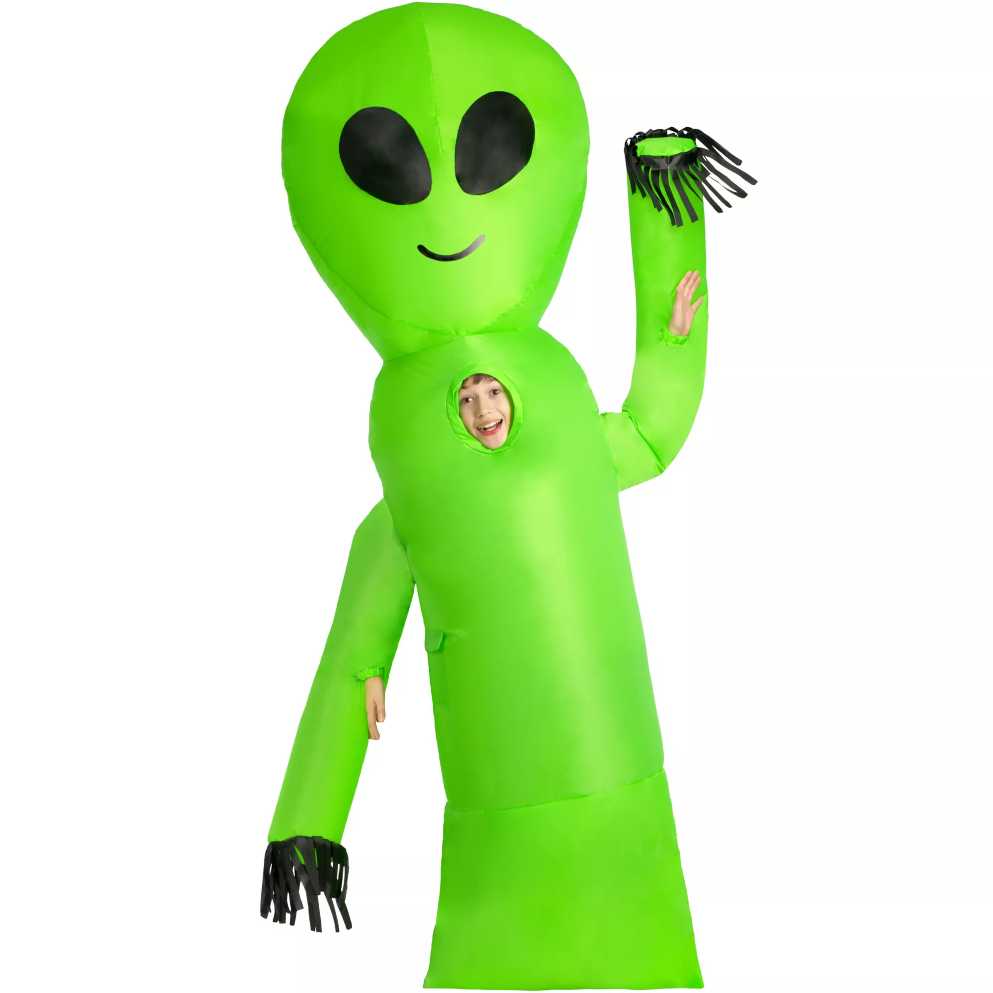 Kids Wavy Arms Alien Inflatable Costume at Spencer's