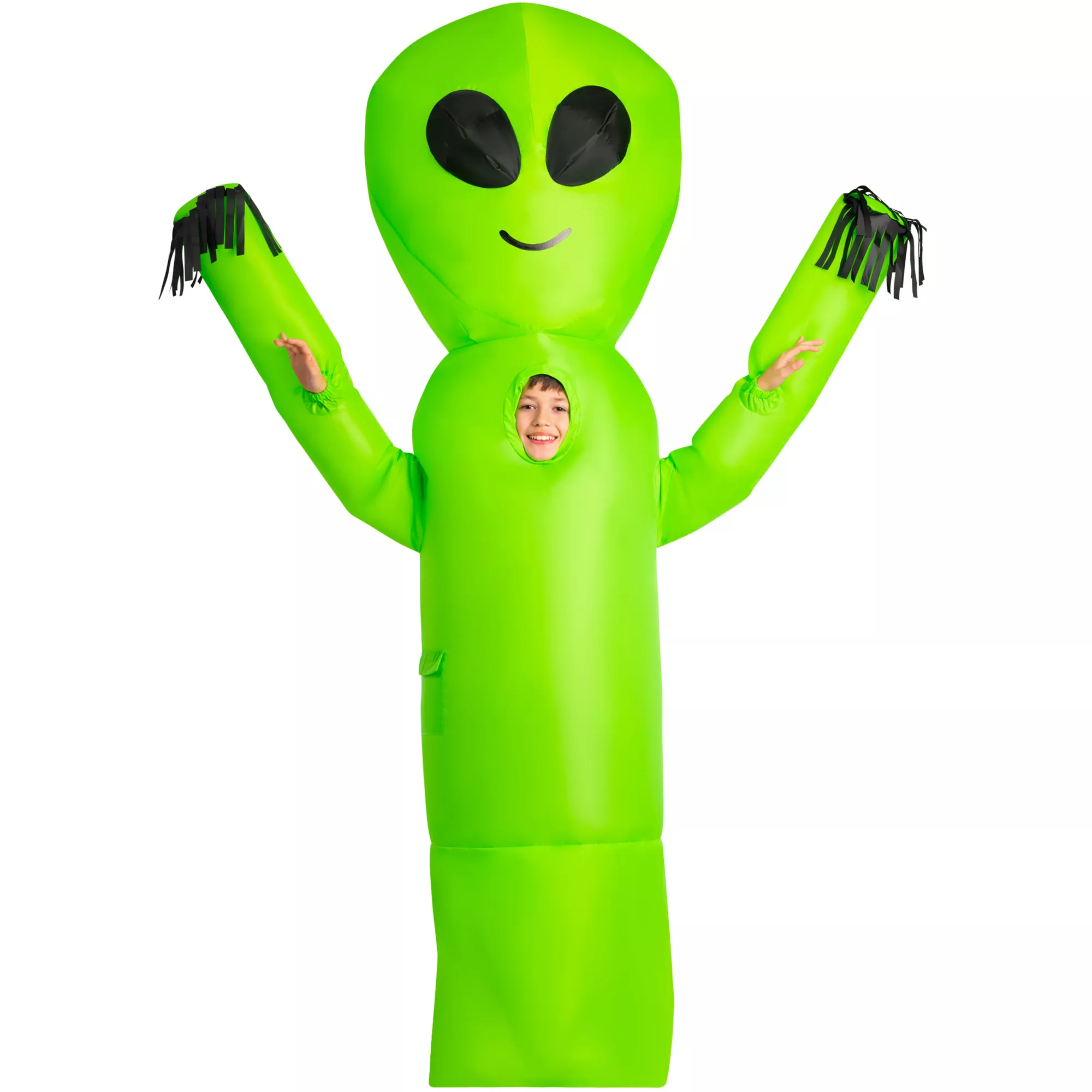 Kids Wavy Arms Alien Inflatable Costume at Spencer's