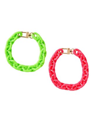 01565829 - '80s Chain Bracelets - 2 Pack