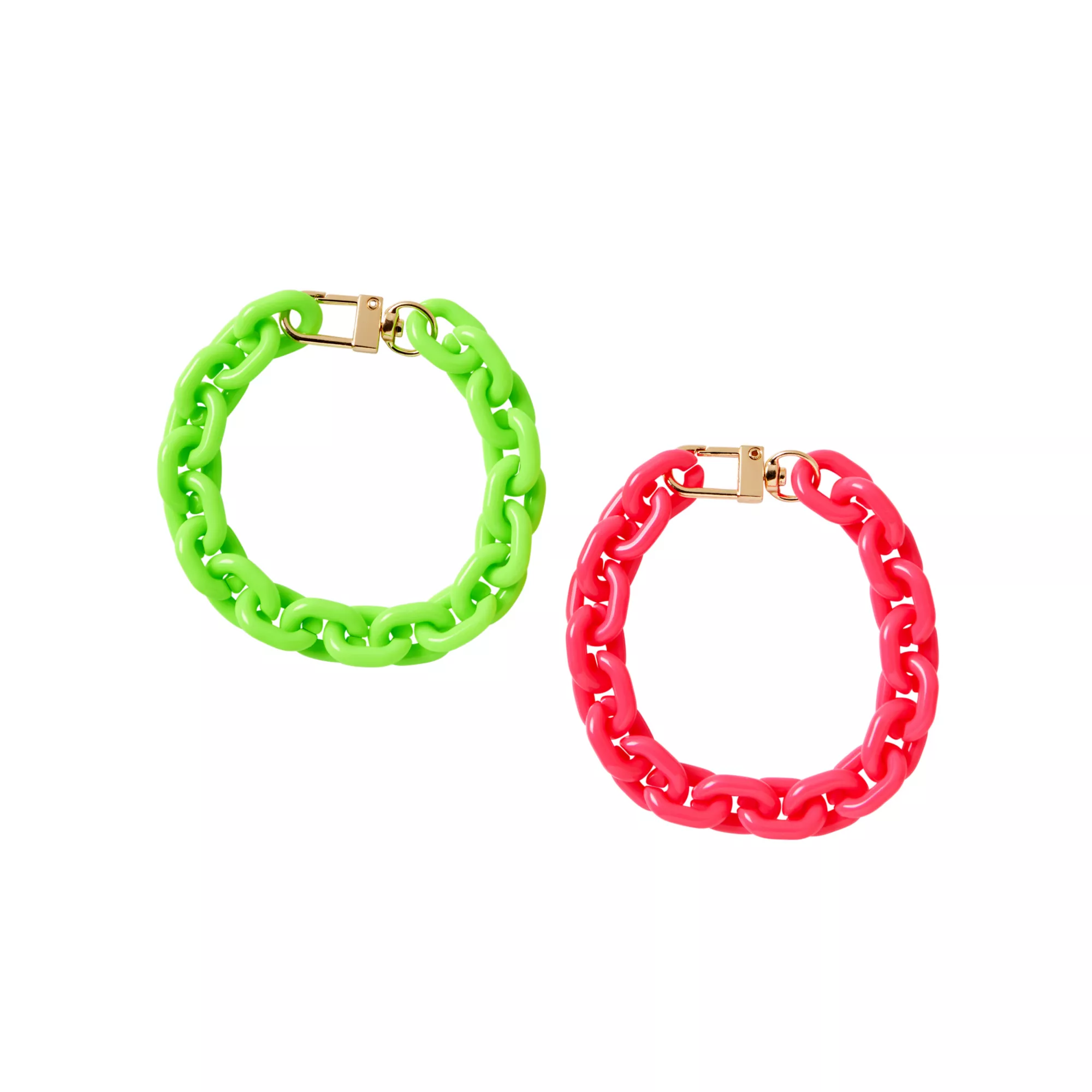 '80s Chain Bracelets - 2 Pack at Spencer's
