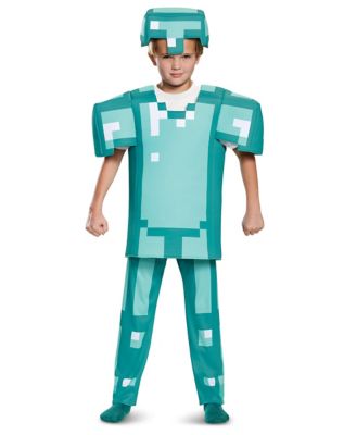 Kids Armor Deluxe Costume - Minecraft - Spirithalloween.com