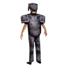 Kids Netherite Armor Costume Deluxe - Minecraft at Spirit Halloween
