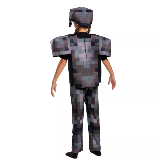 Kids Netherite Armor Costume Deluxe - Minecraft at Spirit Halloween