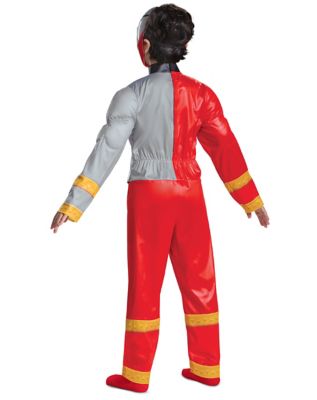 Kids Red Ranger Muscle Costume - Power Rangers Dino Fury