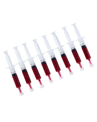 01567080 - Blood Slime Syringes - 8 Pack