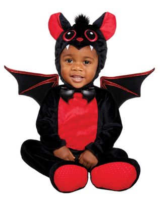 Kid Black Bat Costume Halloween Hooded Jumpsuit Romper Cosplay Vampire  Outfit with Wings Ears Gloves for Children Masquerade Party Set