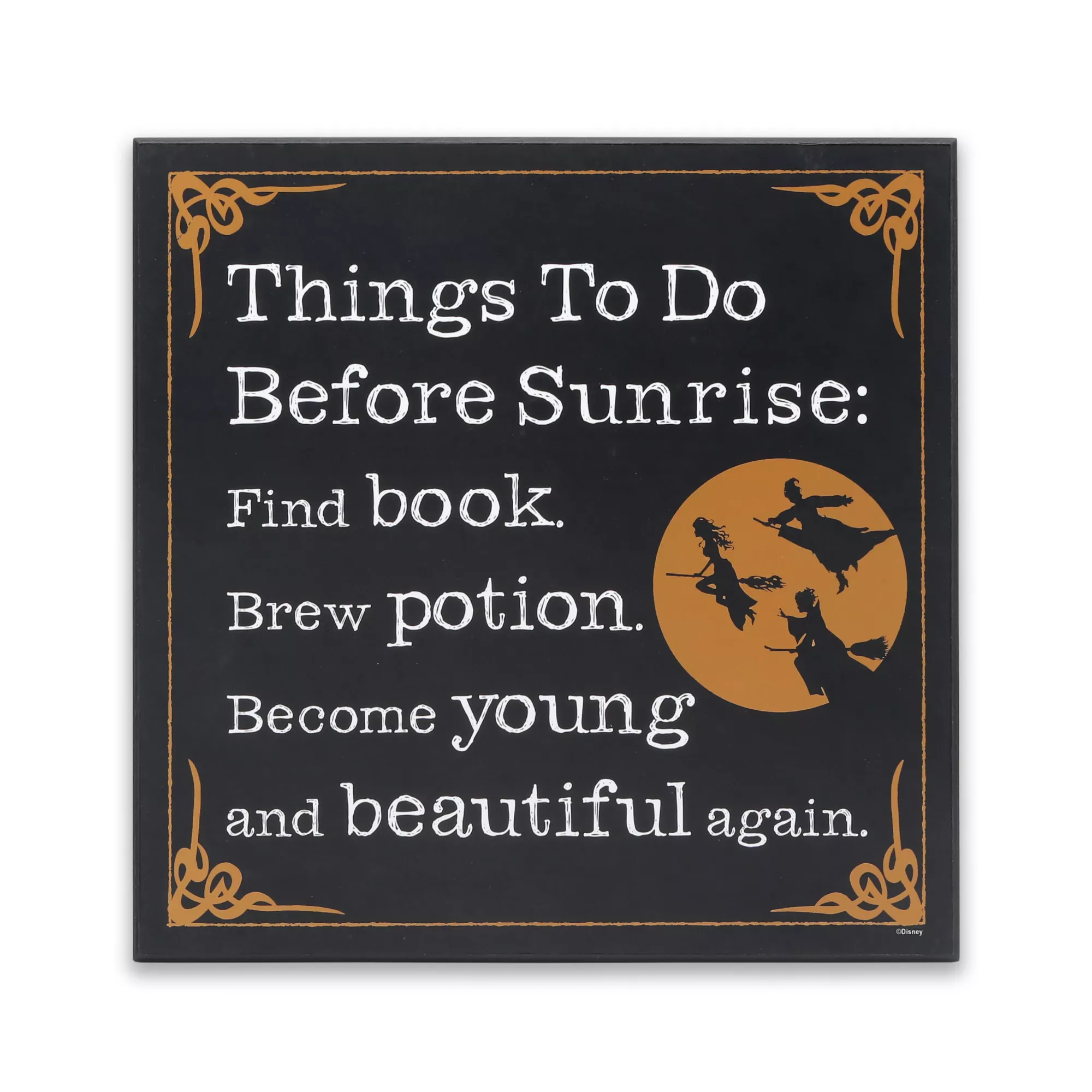 To Do List Sign - Hocus Pocus at Spencer's