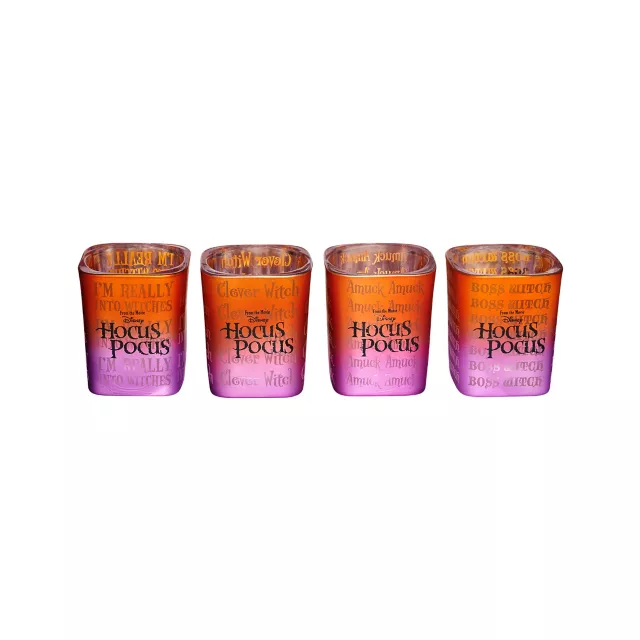 Hocus Pocus Mini Glass Set 4 Pack - Disney at Spencer's