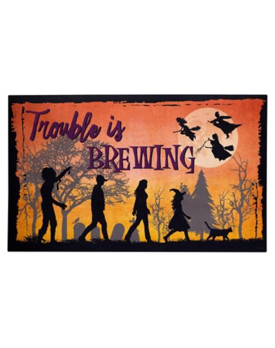 Trouble is Brewing Doormat - Hocus Pocus by Spirit Halloween