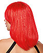 Hint of Sparkle Red Pageboy Wig