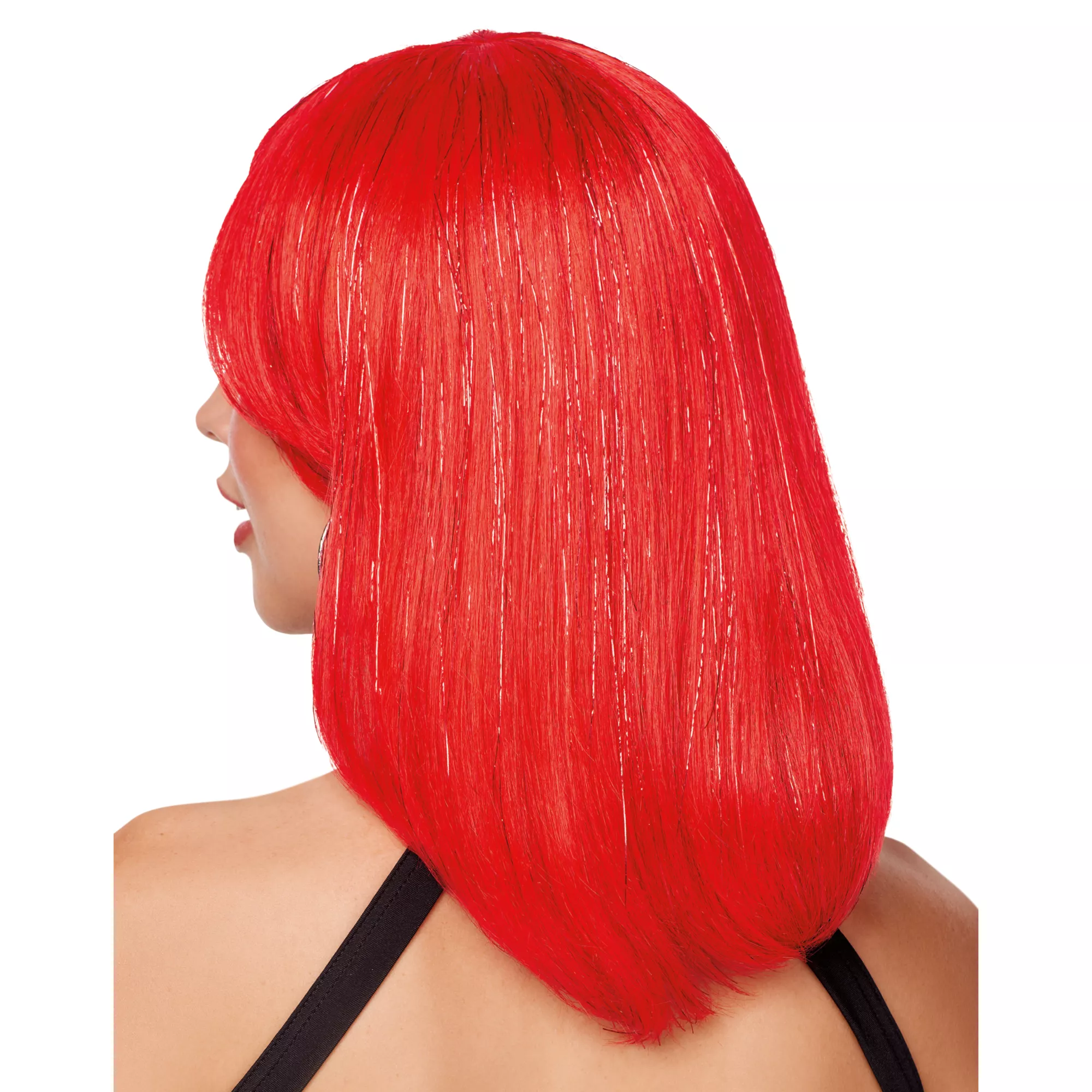 Hint of Sparkle Red Pageboy Wig at Spirit Halloween