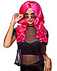Hollywood Glam Curls Wig Pink