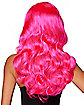 Hollywood Glam Curls Wig Pink