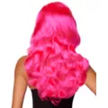 Hollywood Glam Curls Wig Pink at Spirit Halloween