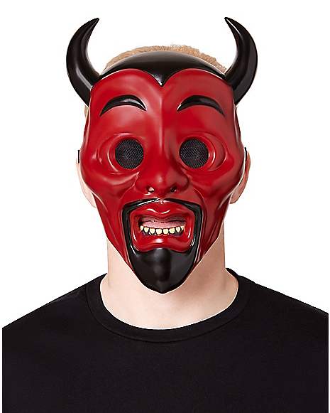 Devil Half Mask - 'r Treat - Spirithalloween.com