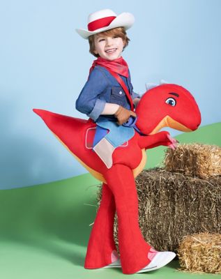 Toddler Faux Fur Flamingo Ride-Along Costume 