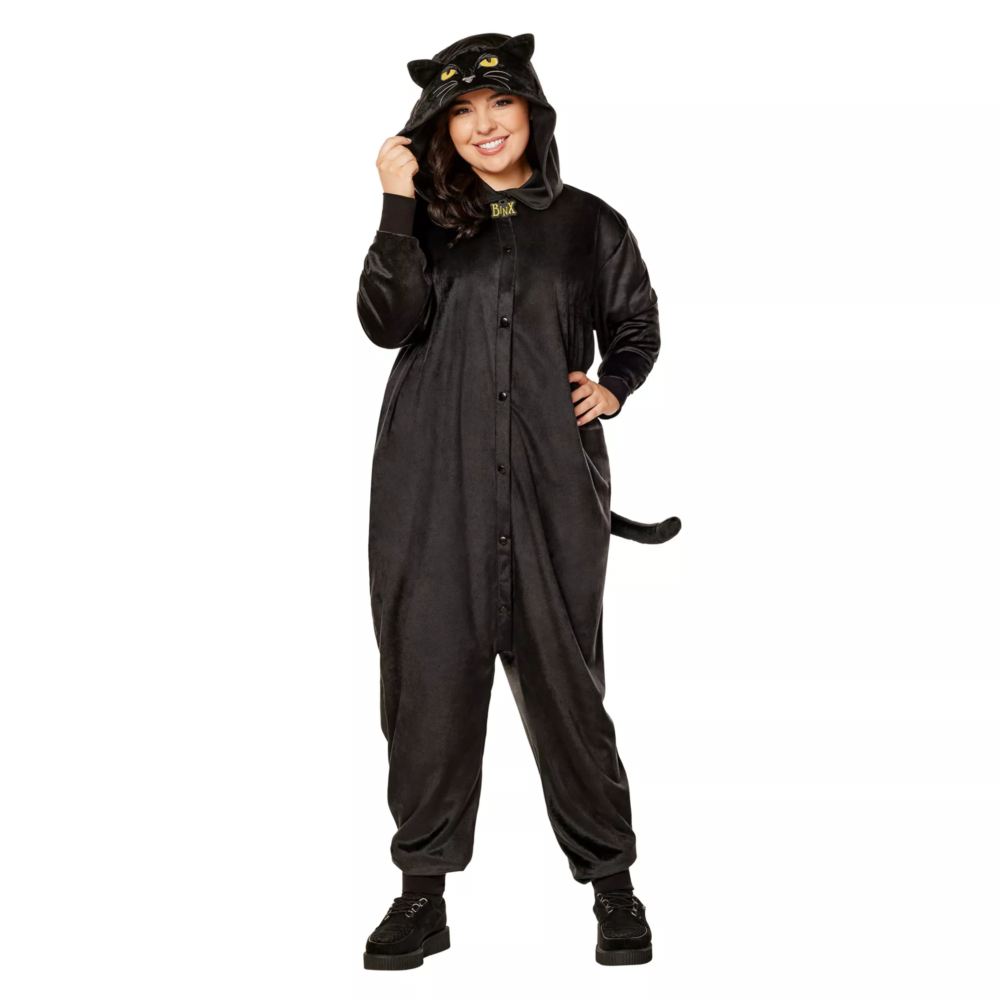 Adult Plus Size Binx Jumpsuit Costume - Hocus Pocus at Spirit Halloween