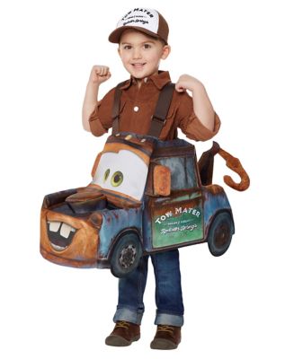 Spirit Halloween Toddler Cars Lightning McQueen Pit Crew Costume - 2T :  Toys & Games 